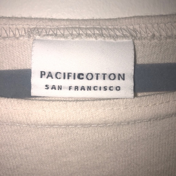 White Peplum PacifiCotton Blouse - Picture 3 of 4